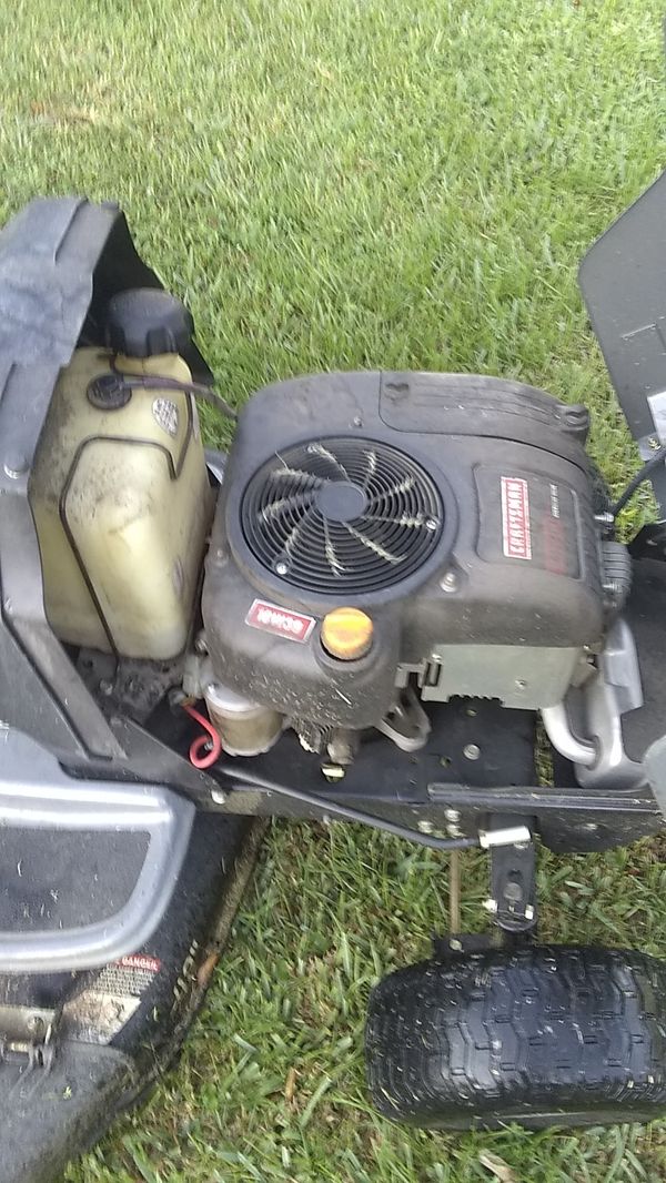 Craftsman riding lawn mower LT 1500 has a 420cc engine will a 42 inch