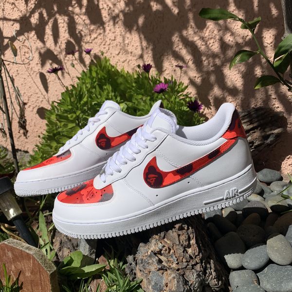 bape camo air force 1