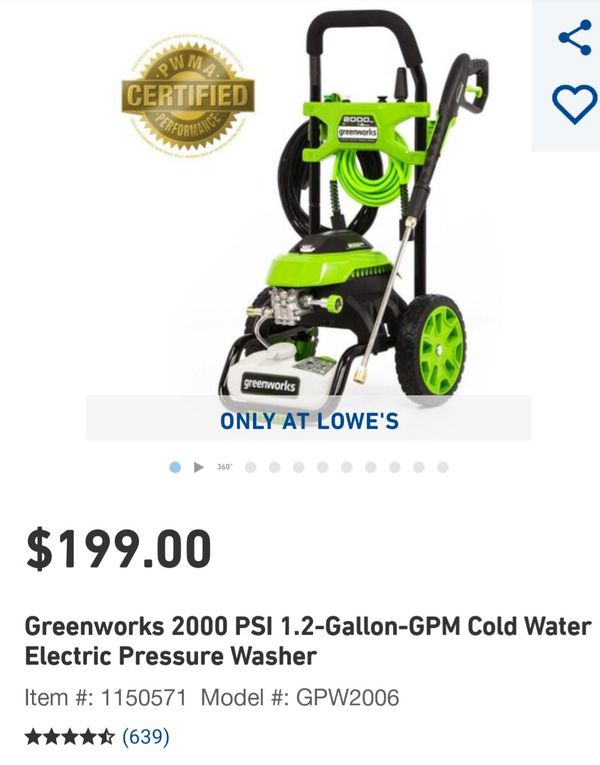 greenworks pro 3000 psi