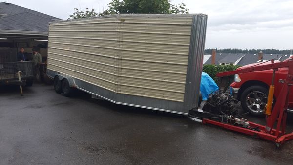 Enclosed trailer 24 foot long 7.6 wide and 11 ft tall is ...
