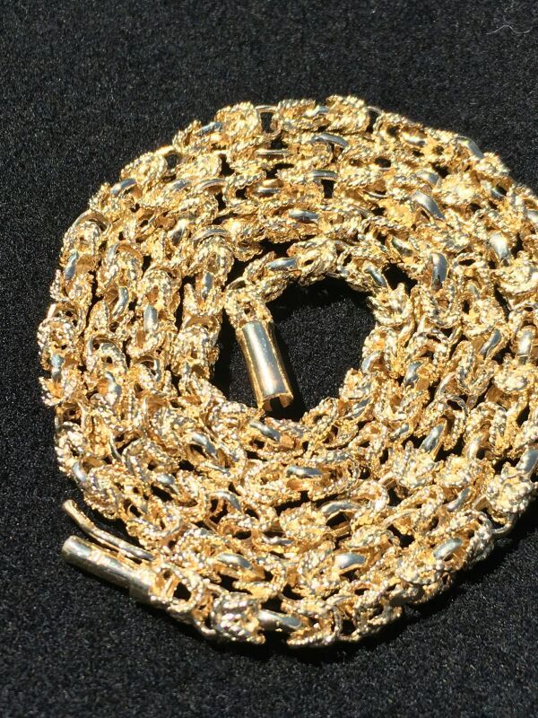 14k Gold Turkish Rope Style Chain for Sale in Glendale, AZ OfferUp