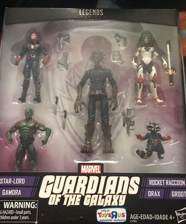 Marvel Legends Guardians Of The Galaxy 5 Pack 3.75