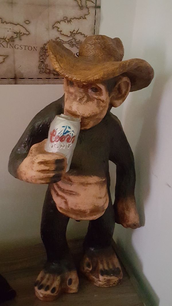 Naked monkey statue coors light for Sale in Chandler, AZ OfferUp