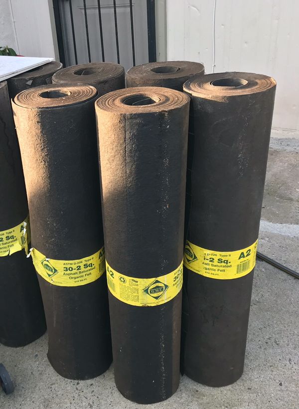 Roofing felt 30 pound for Sale in Sacramento, CA OfferUp