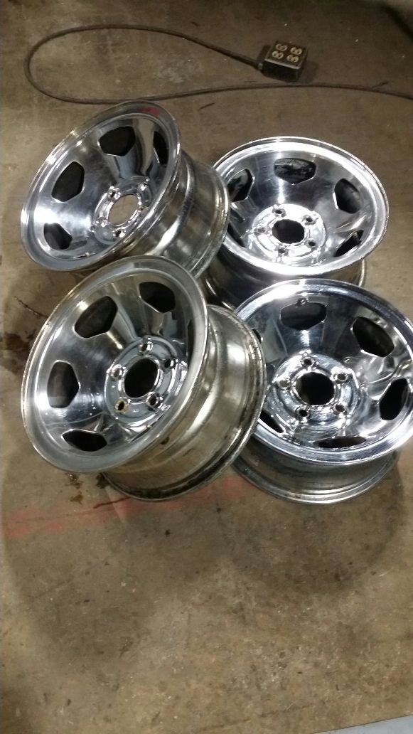 Chevy Silverado pickup truck 454 SS wheels rims 15x7 for Sale in Fresno ...