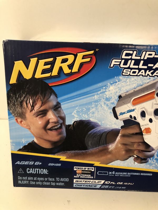 nerf water guns battery powered