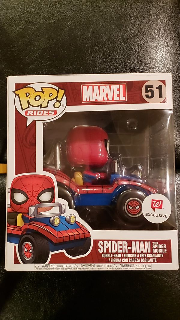 spiderman with spider mobile funko pop