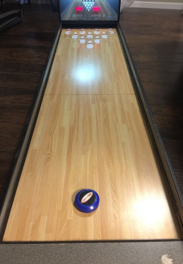 Halex power bowling arcade shuffle puck bowling game for Sale in Wood ...