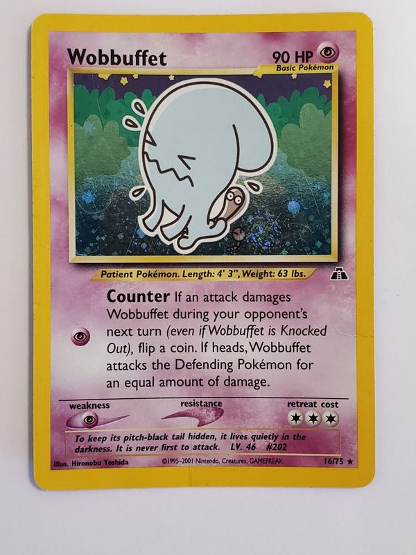 2001 Wobbuffet Neo Discovery Pokemon Card For Sale In Chula Vista CA OfferUp