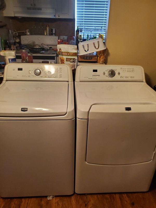 Maytag Bravos quiet series 300 Electric Washer and Dryer for Sale in