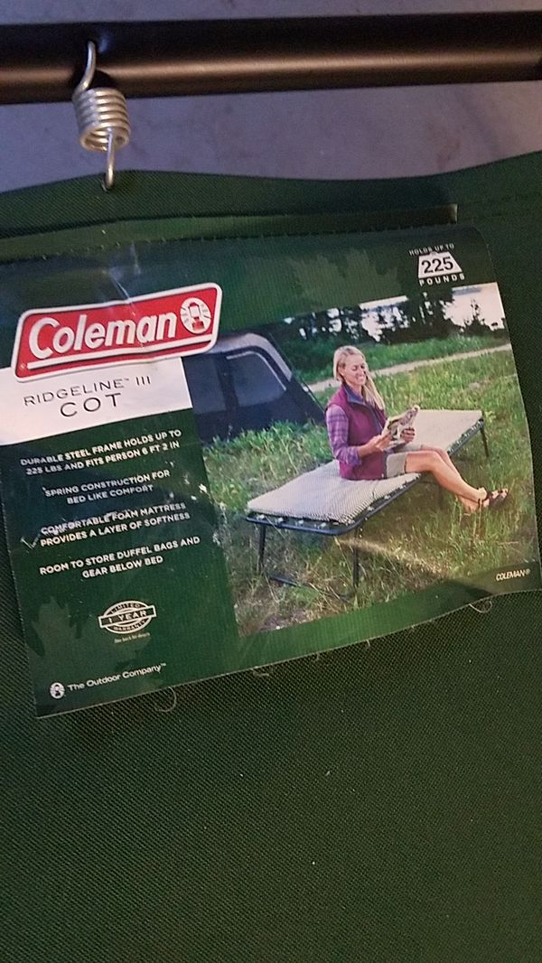 coleman ridgeline iii cot