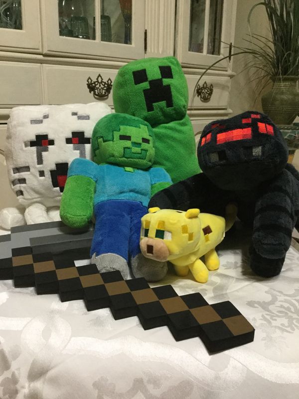 minecraft story mode plushies