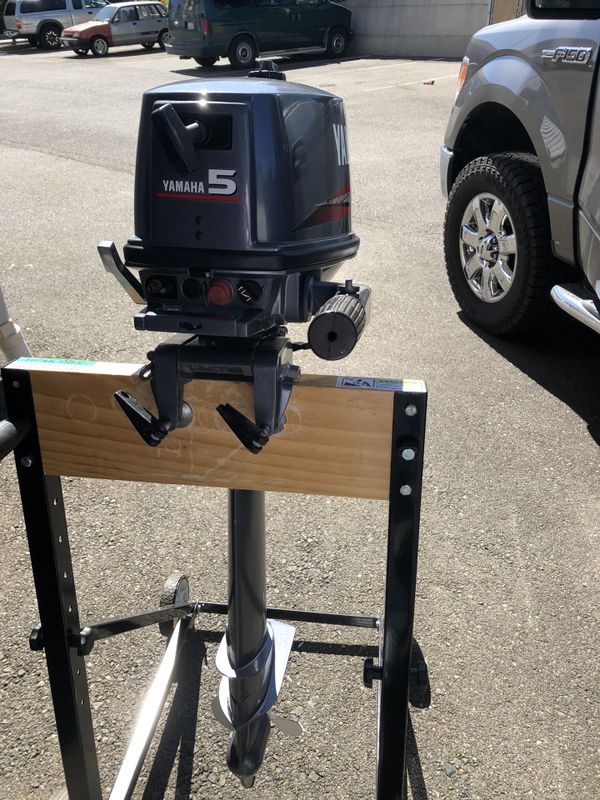 Yamaha 5hp Outboard w/ 6.5 gal gas tank for Sale in Snohomish, WA OfferUp