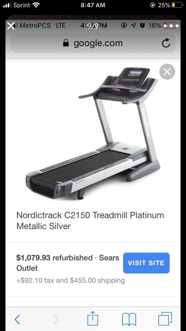 NordicTrack C2150 treadmill for Sale in Virginia Beach, VA OfferUp