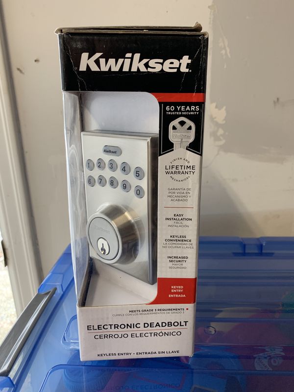 Kwikset 92640001 Contemporary Electronic Keypad Single Cylinder