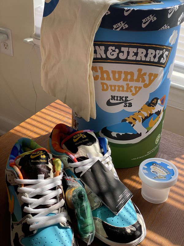 Nike SB Chunk Dunk (ice cream box) size 9m for Sale in Charlotte, NC ...