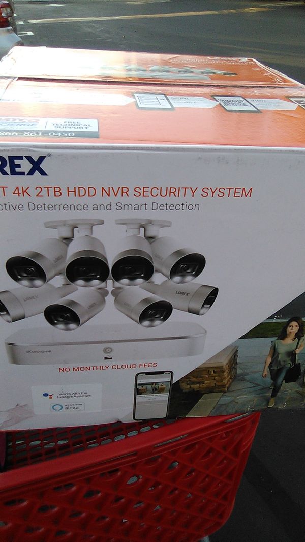 lorex 4k active deterrence 2tb security system installation