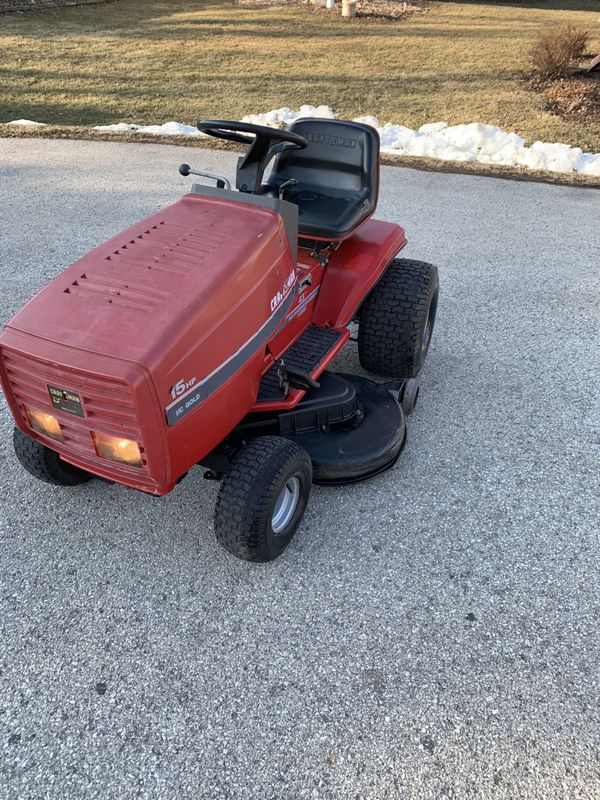 Nice craftsman rare all wheel steer riding lawn mower 15hp 43in for