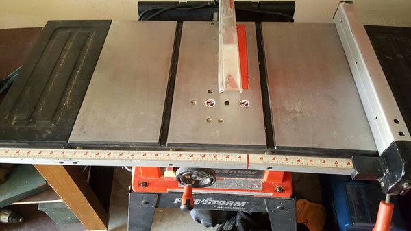 Firestorm Black and Decker 15 amp table saw for Sale in Duncanville, TX ...