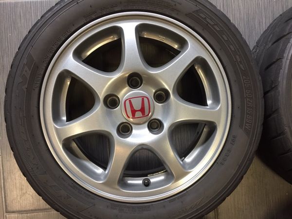 Gunmetal Integra Type R wheels w/ 205/50/15 Nitto NT05 for Sale in ...