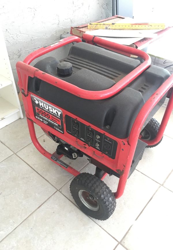 Husky 5000 watt portable generator for Sale in Tampa, FL OfferUp