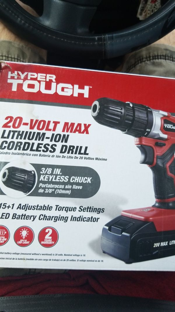 Hyper Tough 20V cordless drill for Sale in Plainfield, IN OfferUp