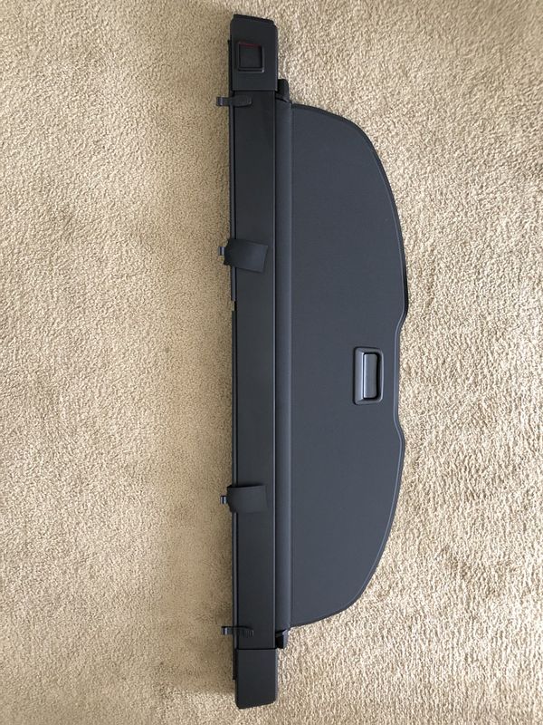 20112017 Porsche Cayenne Retractable Cargo Cover Black trunk security