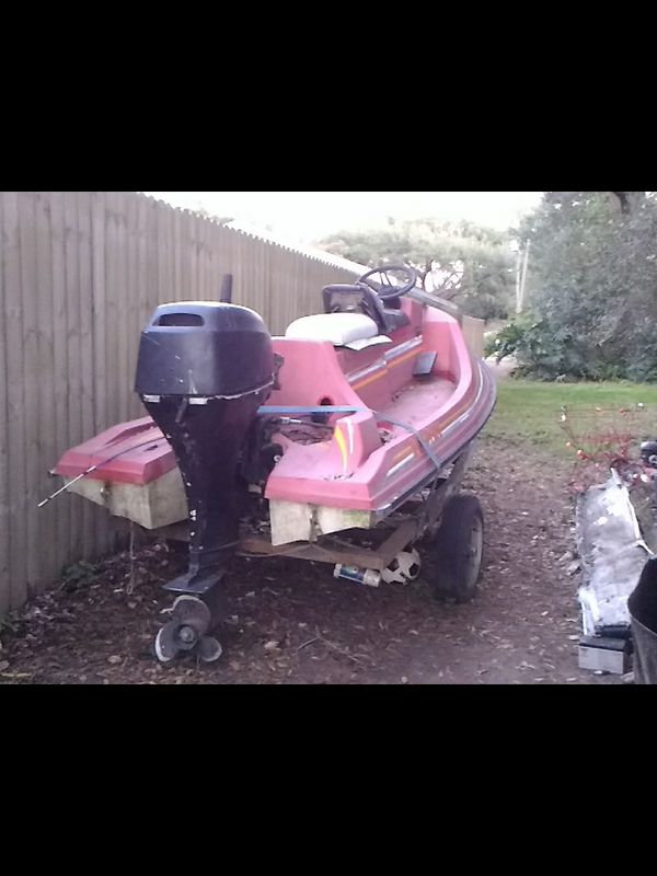 jet ski & trailer no motor new cable throttle steering and