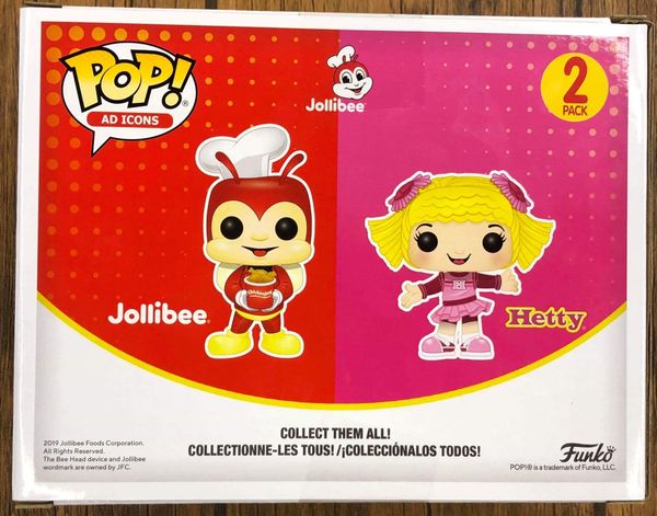jollibee and hetty funko pop price