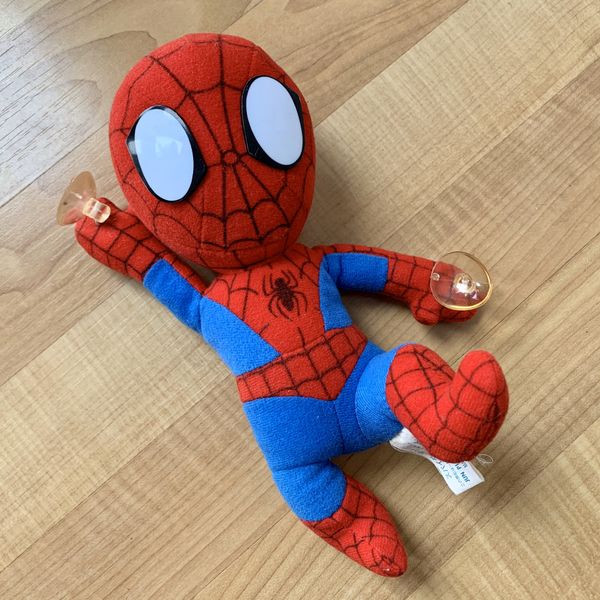 stuffed animal spiderman