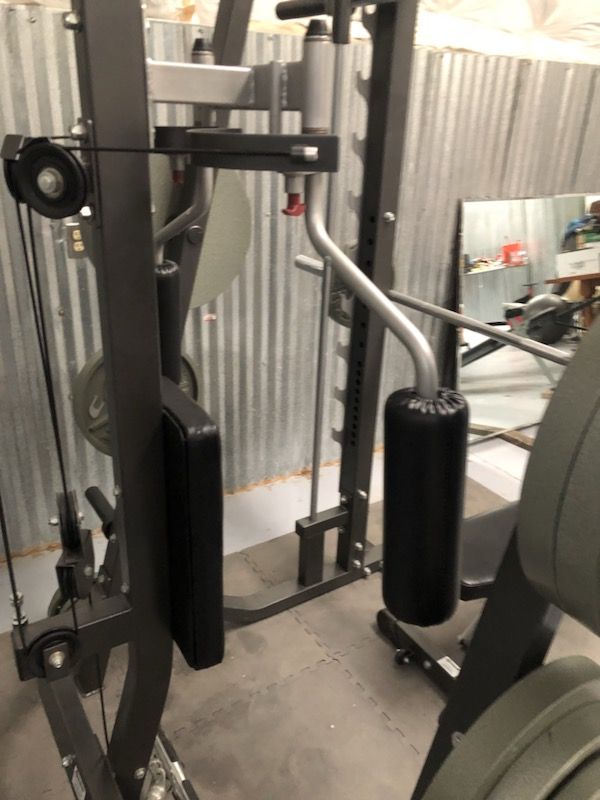 Hoist HF985 full gym! Bench,smith machine, 450lbs of Olympic weights
