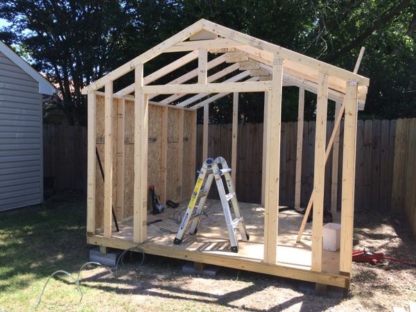 !!BRAND NEW!!! CUSTOMIZABLE 8X8X8 A-FRAME style Storage Shed BUILT ON ...