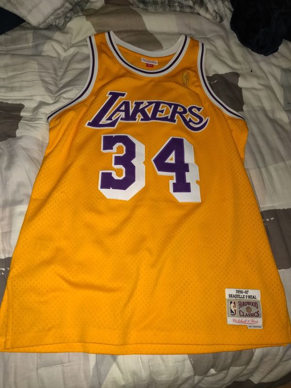 la lakers shaq jersey