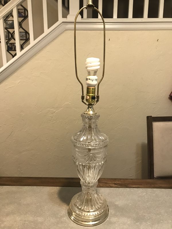 Kristal Zajecar 24% Lead Crystal Lamp / Yugoslavia for Sale in ...