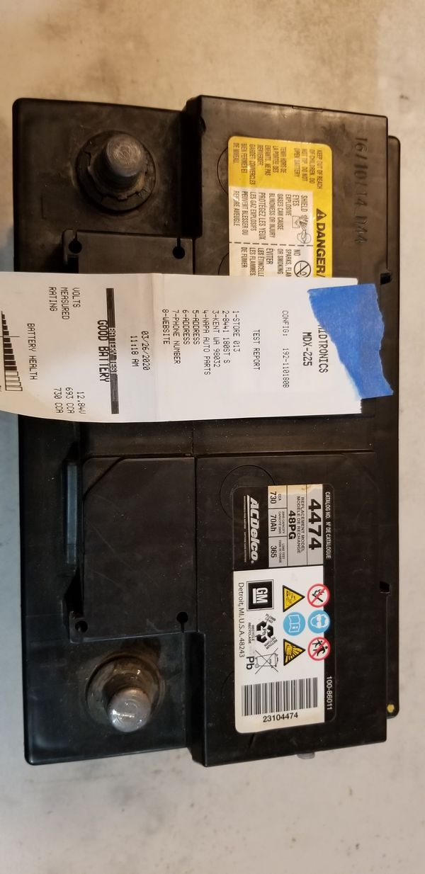 48PG ACDELCO Truck Battery for Sale in Renton, WA OfferUp