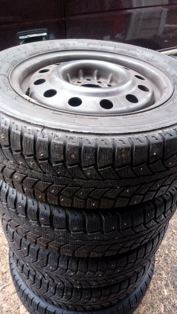 195/65R15 rims/snow tires 5holes universal 5x100/ 5x114 Subaru, jetta
