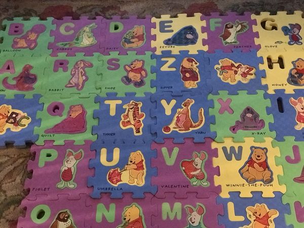 pooh play mat