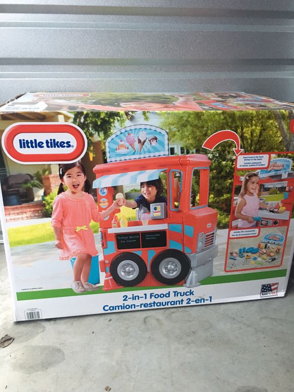 Little Tikes 2 In 1 Food Truck W40 Piece Accessory Set For