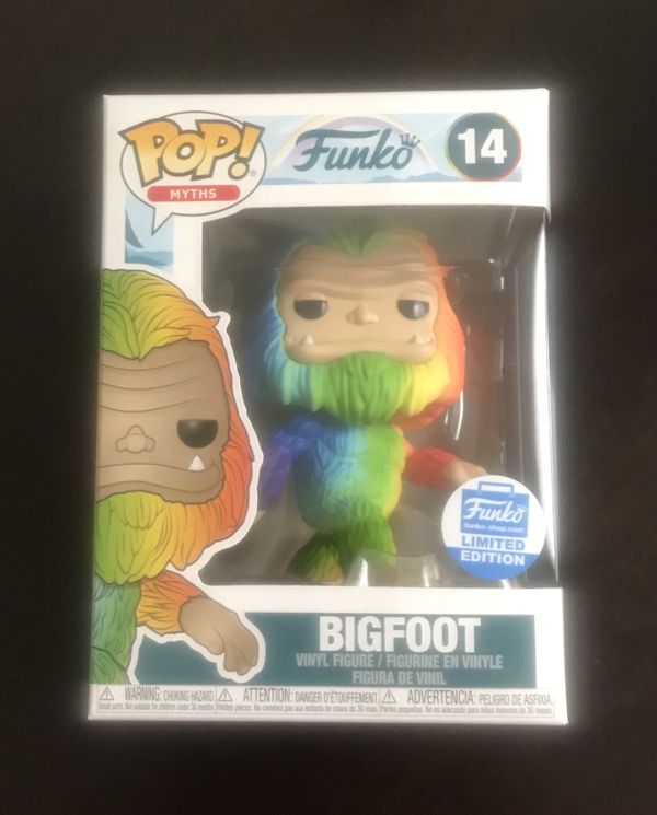bigfoot flocked funko pop