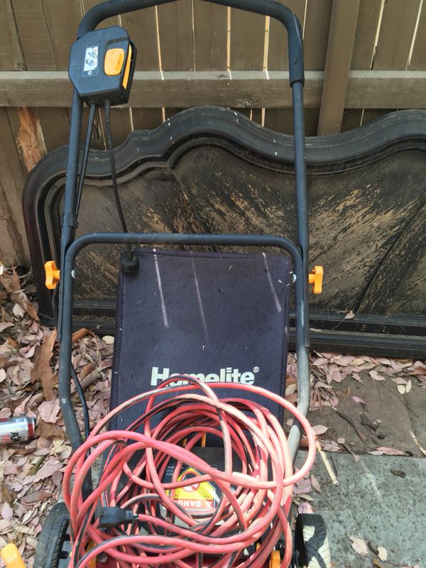 Homelite 12 AMP 20” Electric Lawn Mower for Sale in Colton, CA OfferUp