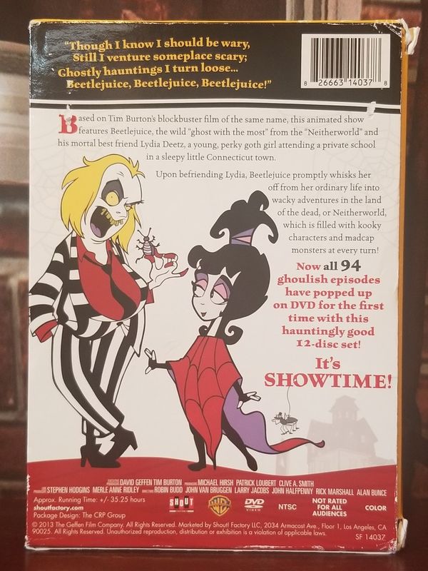 Beetlejuice The Complete Series Animated DVD Set Kids Family Cartoon ...