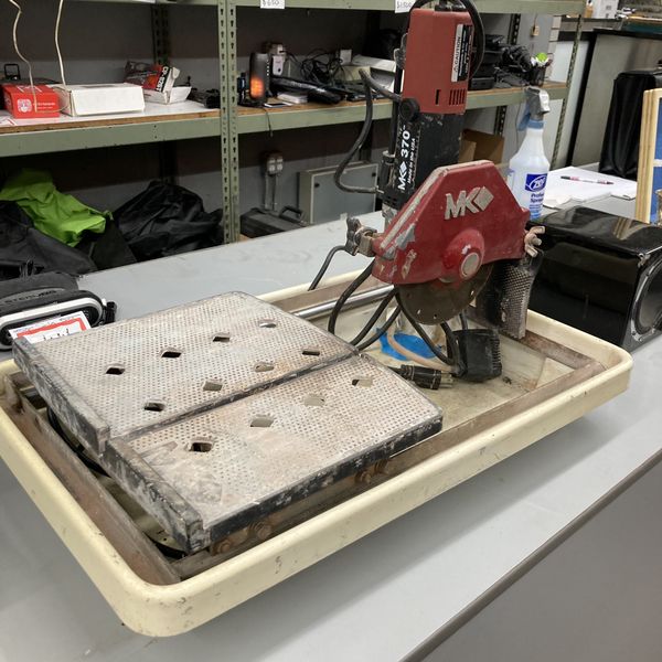 MK Diamond MK370 1/2" HP, 5.3 Amps/ 7" Wet Cutting Tile Saw for Sale