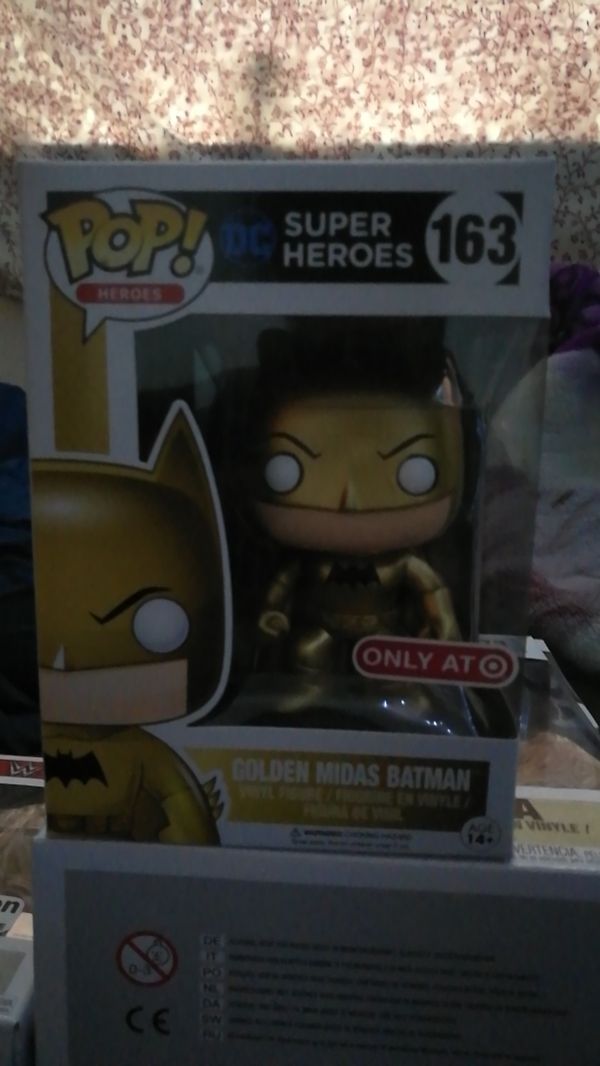 golden midas batman funko pop