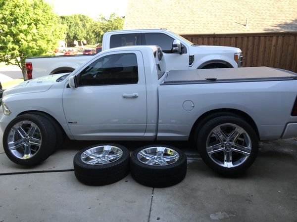 Dodge Ram 1500 Rt Oem 22 Inch Wheels And Tires Rims 22s Factory Goodyear Tires 2011 For Sale In 3573