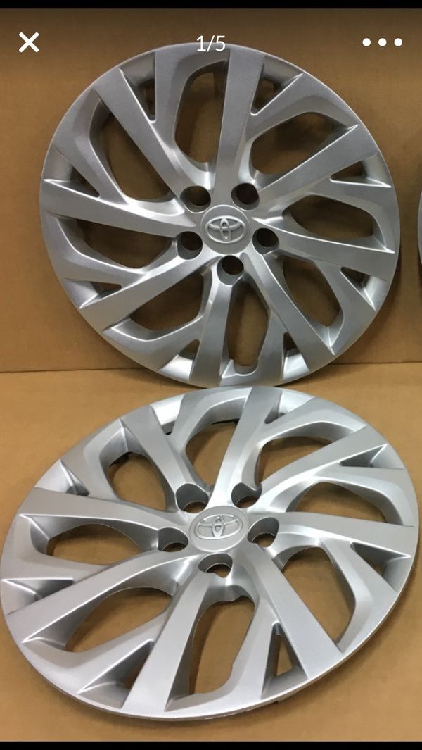 (2) Toyota Corolla Original 16” Factory Hubcap OEM 2016 2017 2018 2019