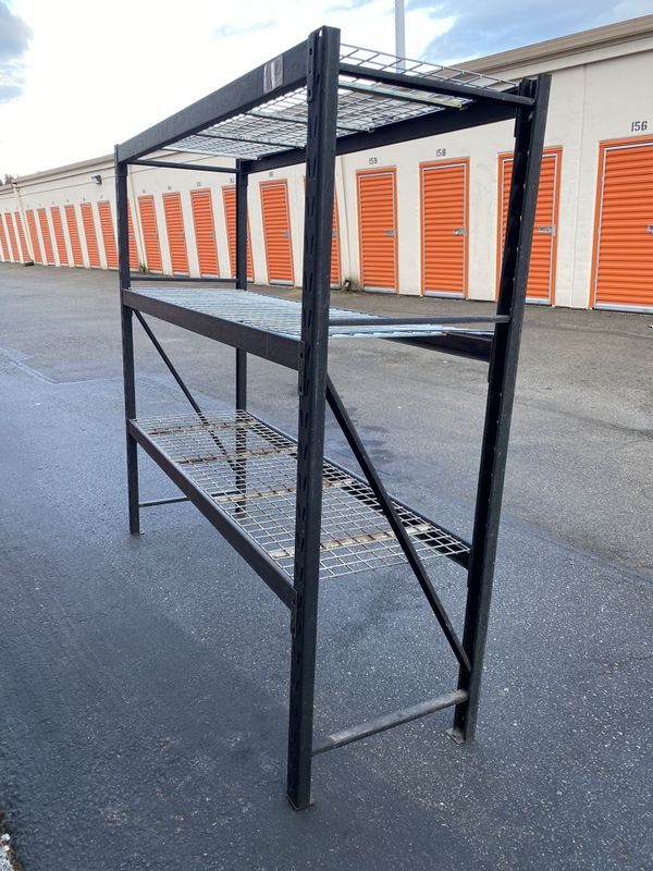 Costco style heavy duty shelves. 6 feet tall by 2 feet wide by 6 feet ...