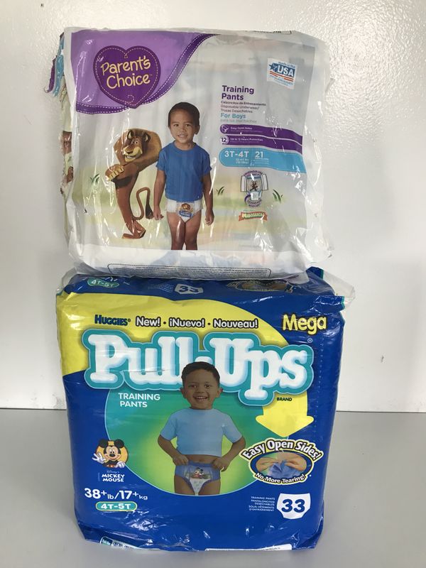 Huggies pull ups ,parents choice, total 53 diapers for Sale in Lynnwood