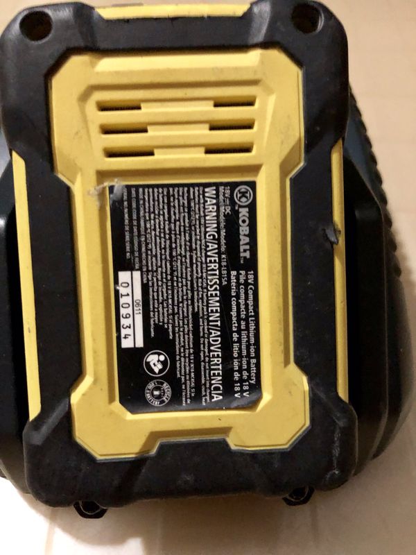 Kobalt 18v/20v Dual charger with Liion Battery for Sale in Las Vegas