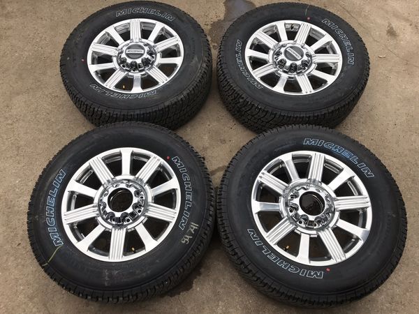 New 20” Ford F250 Rims and Michelin Tires 8x170 Wheels Limited Lariat ...