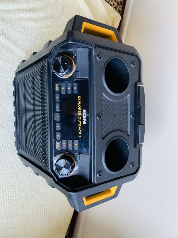 Ion Explorer Outback 2 Bluetooth Water Resistant Speaker System Black